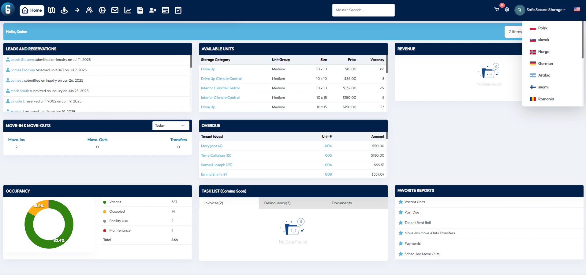 screenshot of 6Storage