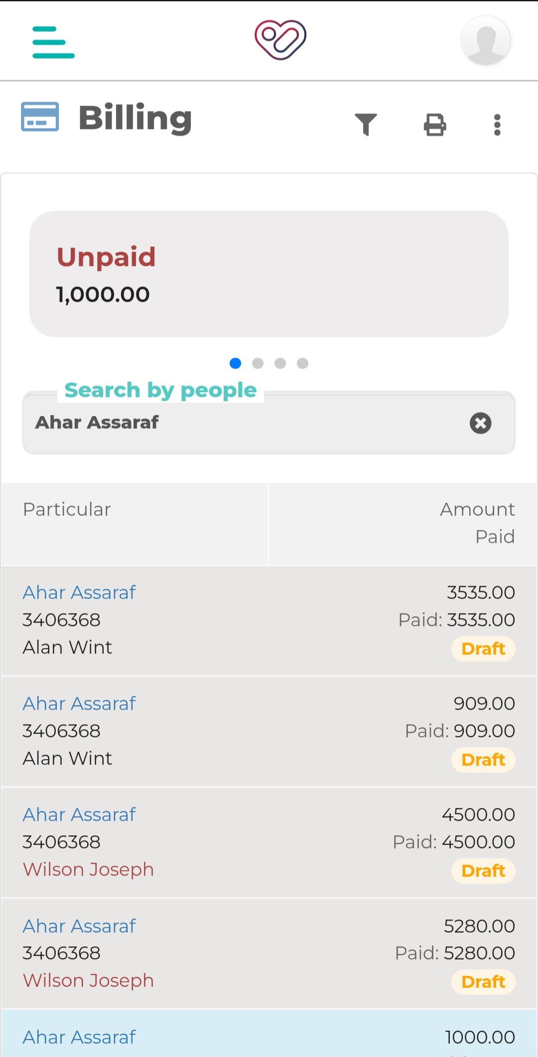 screenshot of 75health