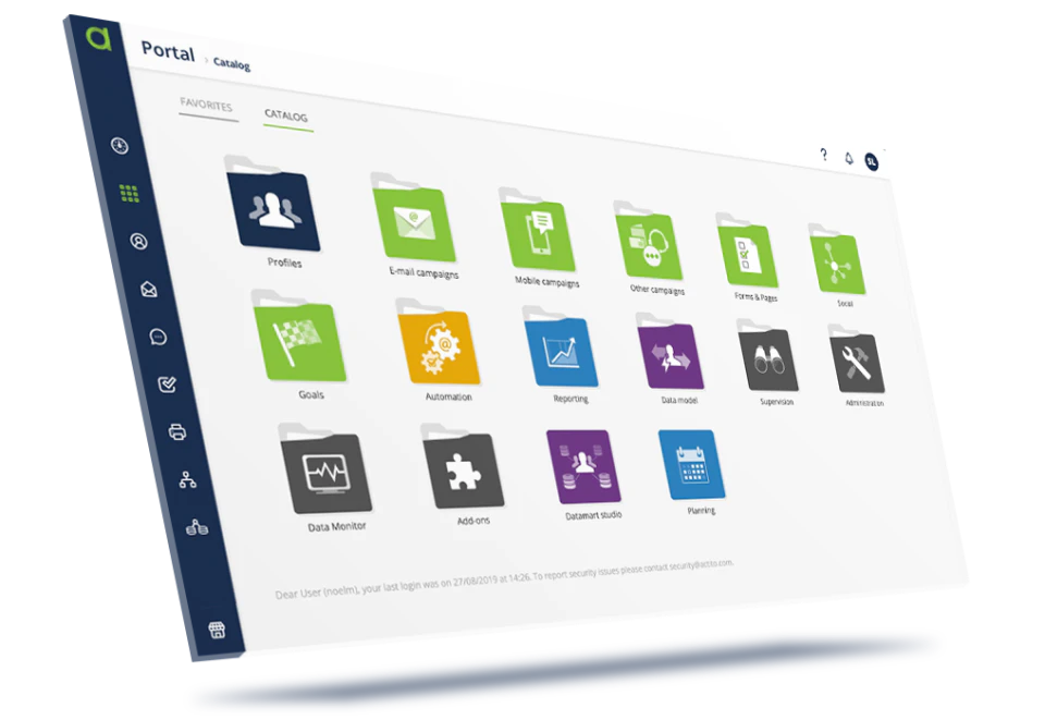 screenshot of ACTITO