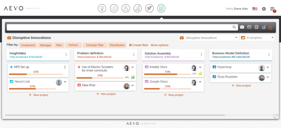 screenshot of AEVO