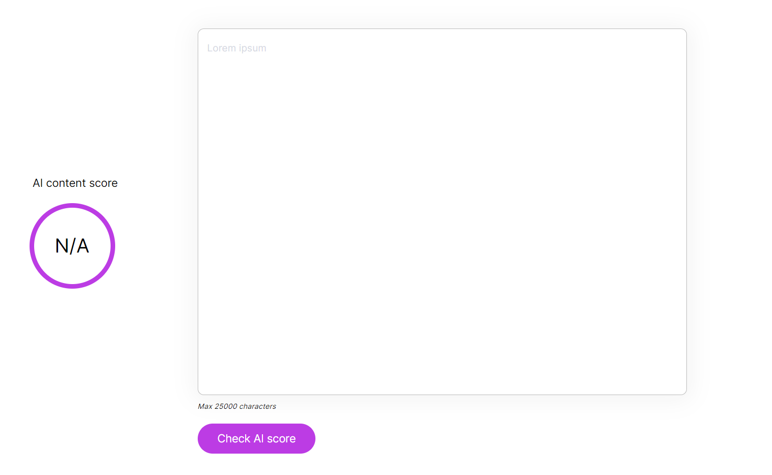 screenshot of AIContentfy