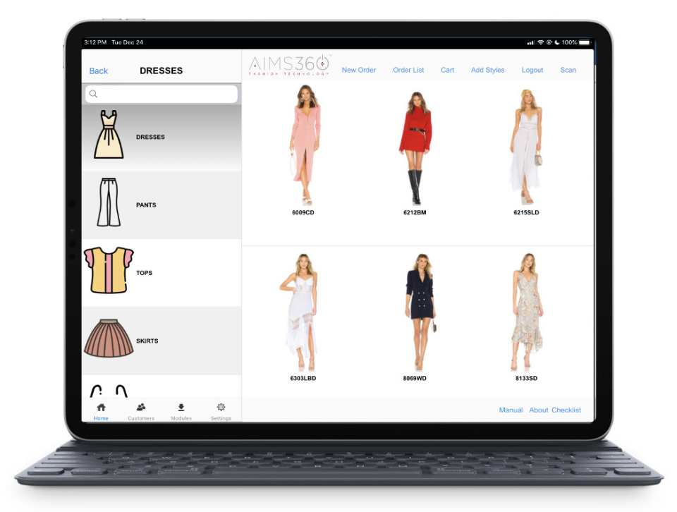 screenshot of AIMS360