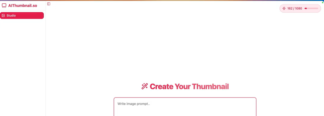 screenshot of AIThumbnail