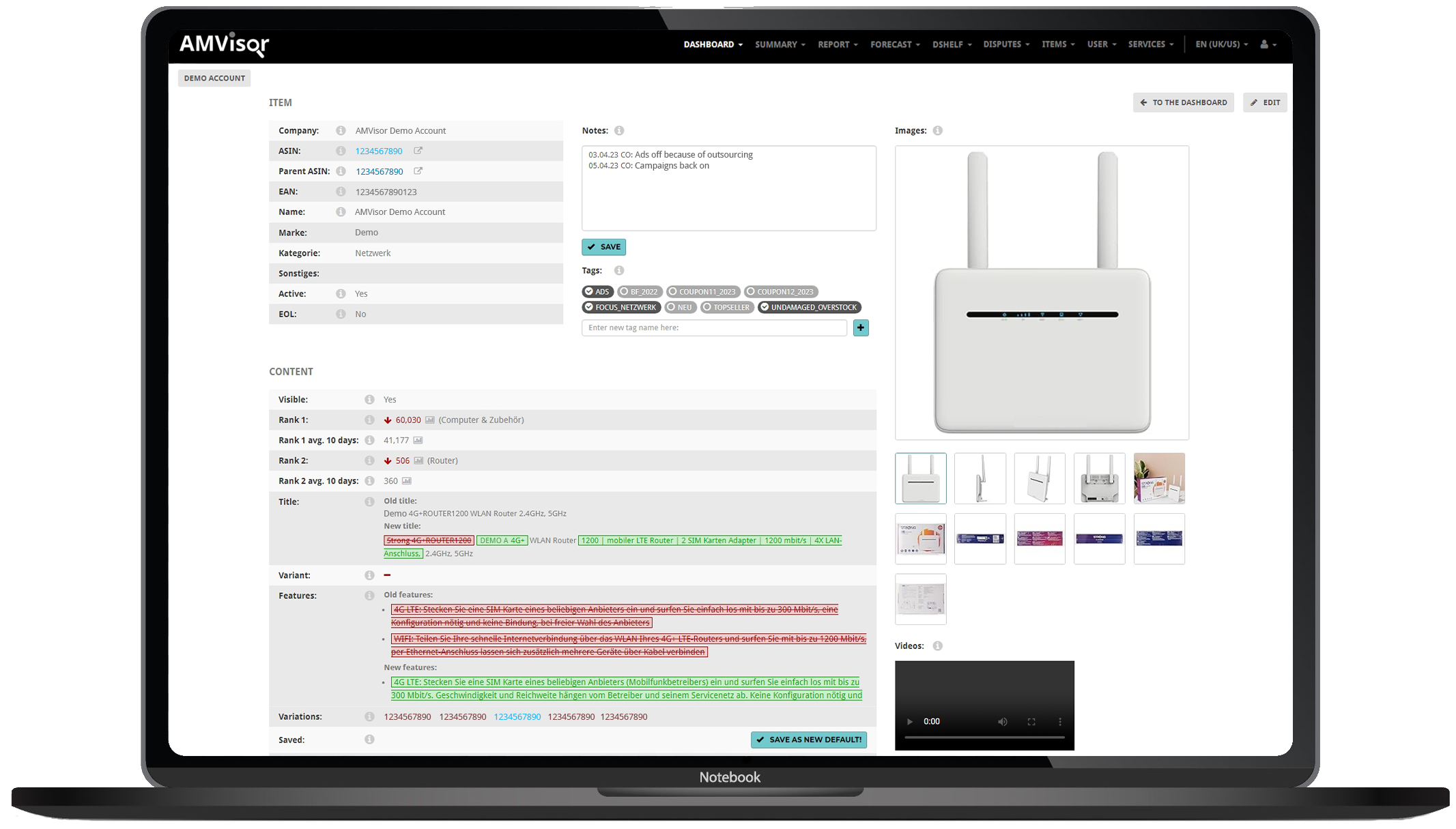 screenshot of AMVisor