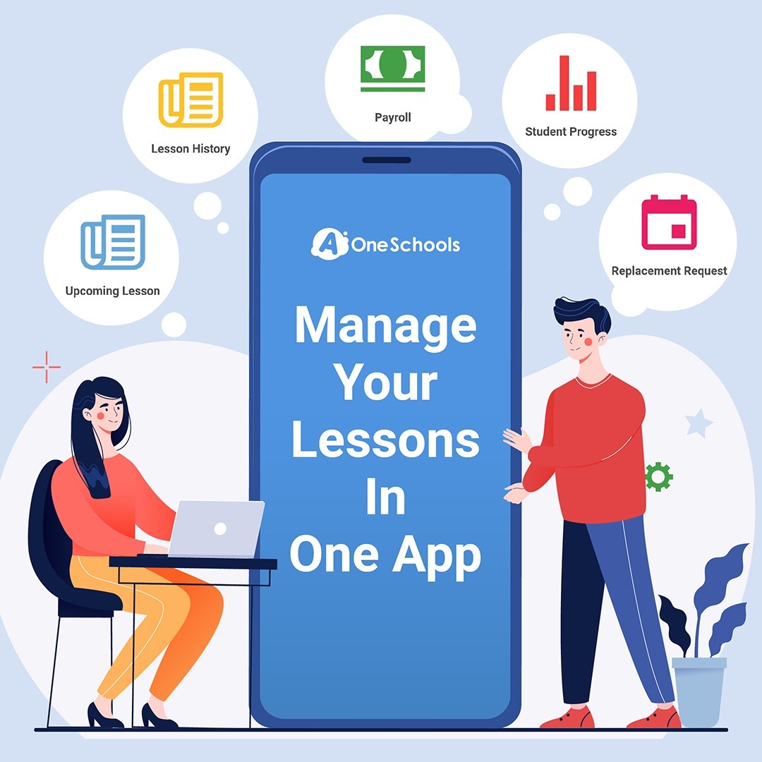 screenshot of AOneSchools