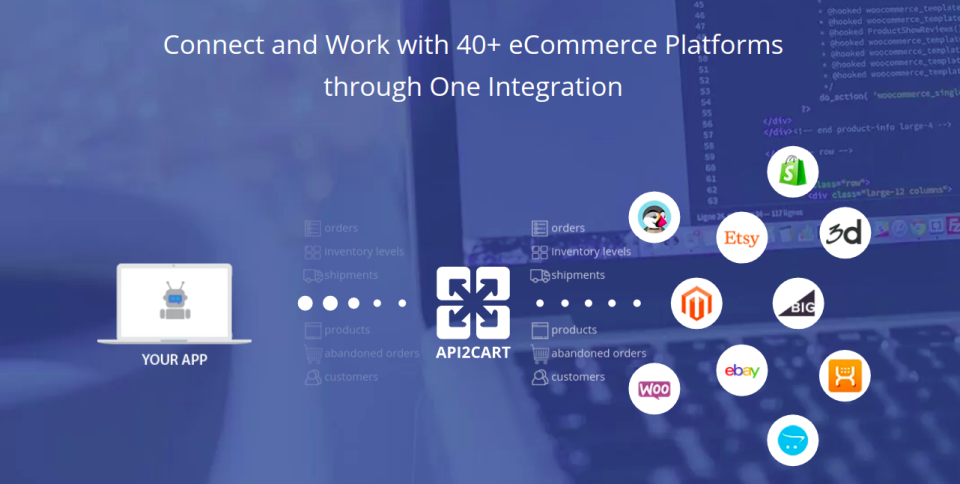 screenshot of API2Cart