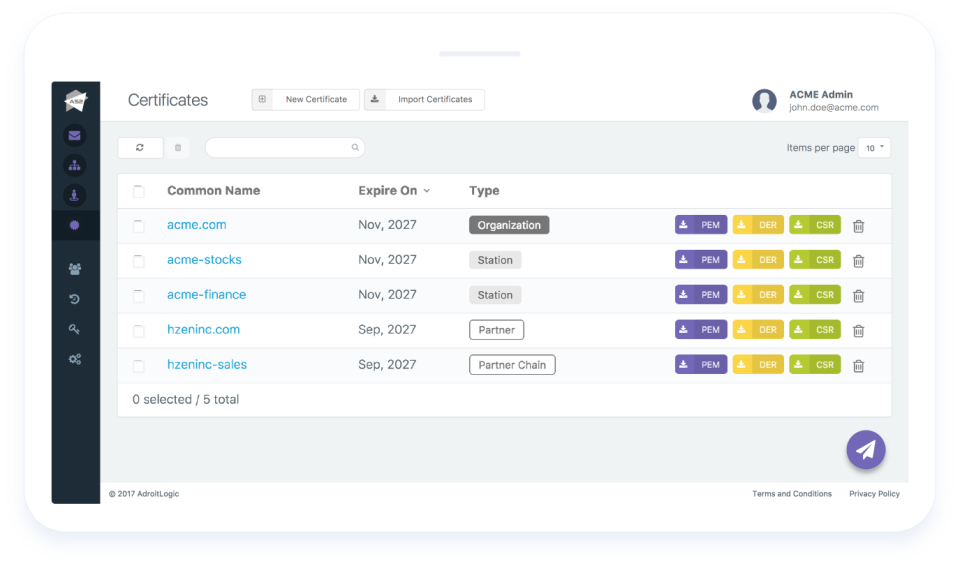 screenshot of AS2Gateway