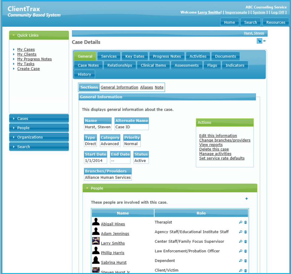 screenshot of ASI-ware