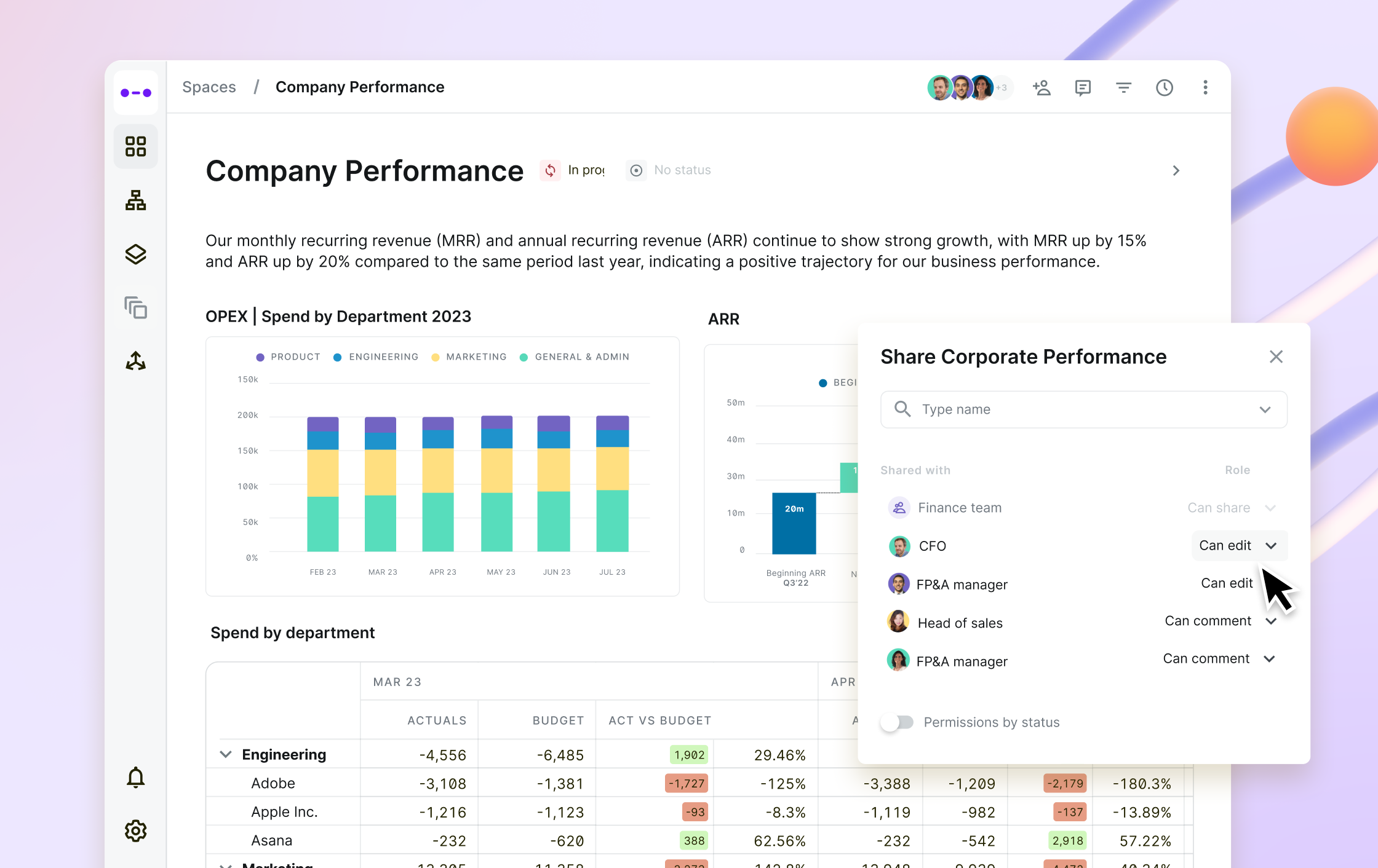 screenshot of Abacum