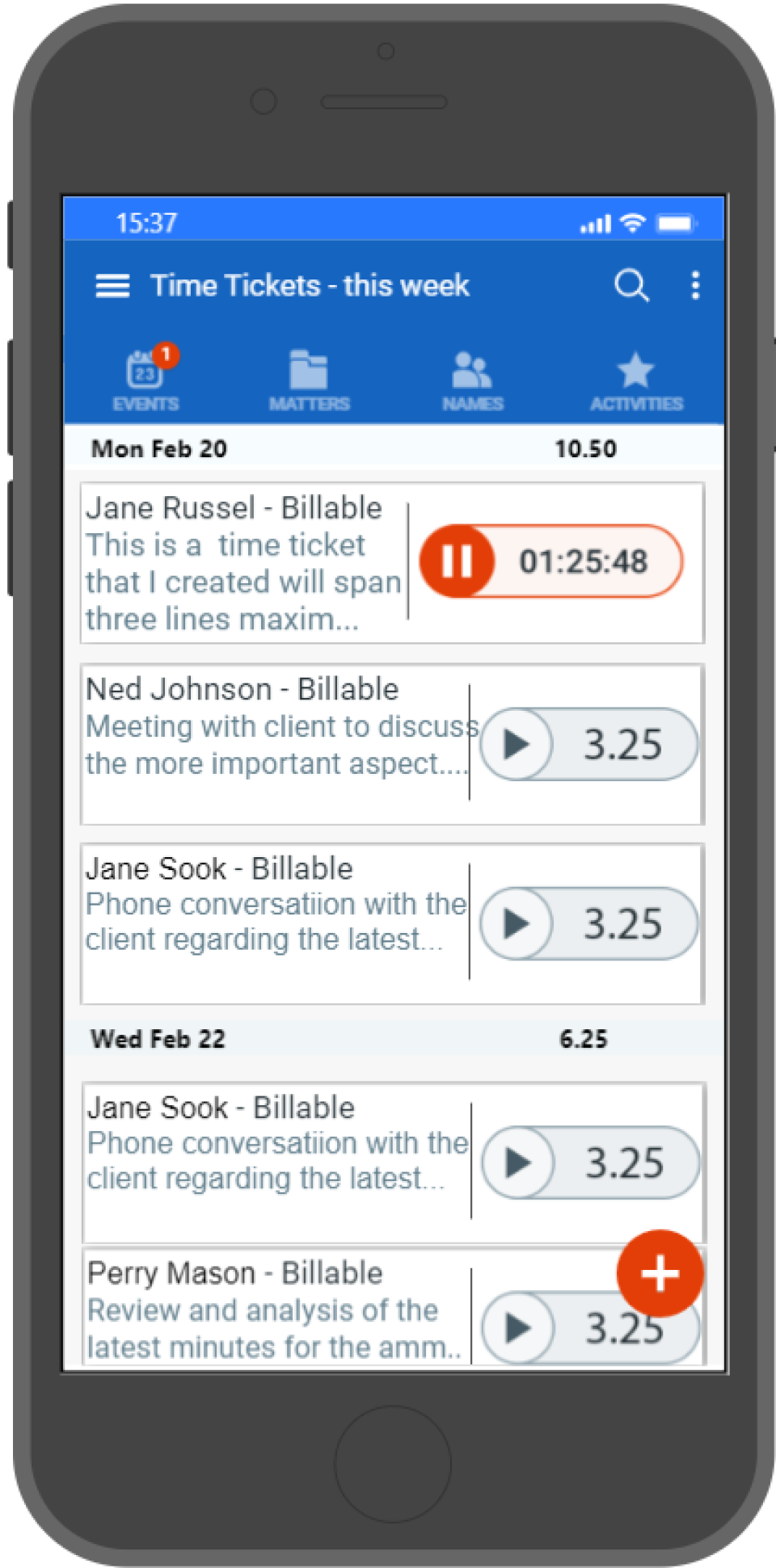 screenshot of AbacusLaw