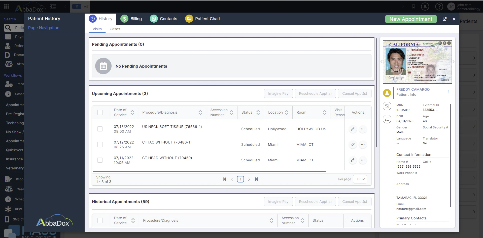 screenshot of AbbaDox