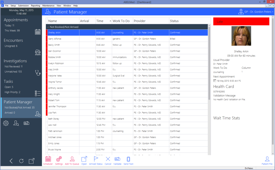 screenshot of AbelMed