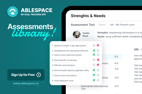 screenshot of AbleSpace