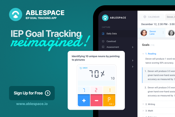 screenshot of AbleSpace