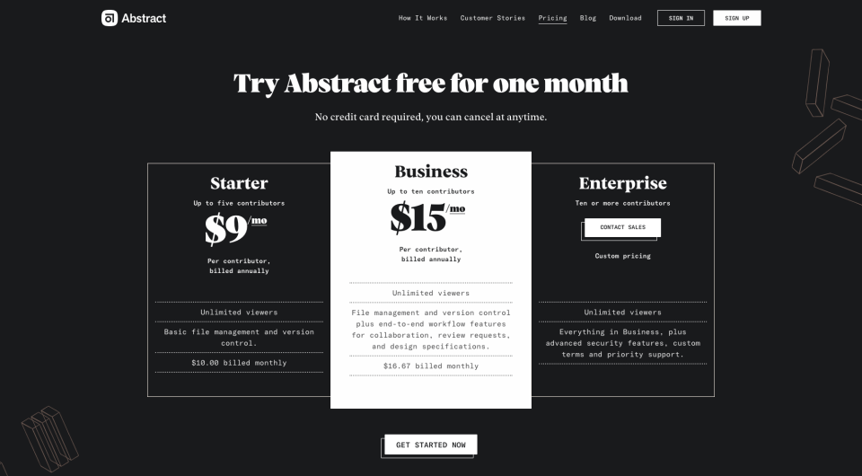 screenshot of Abstract