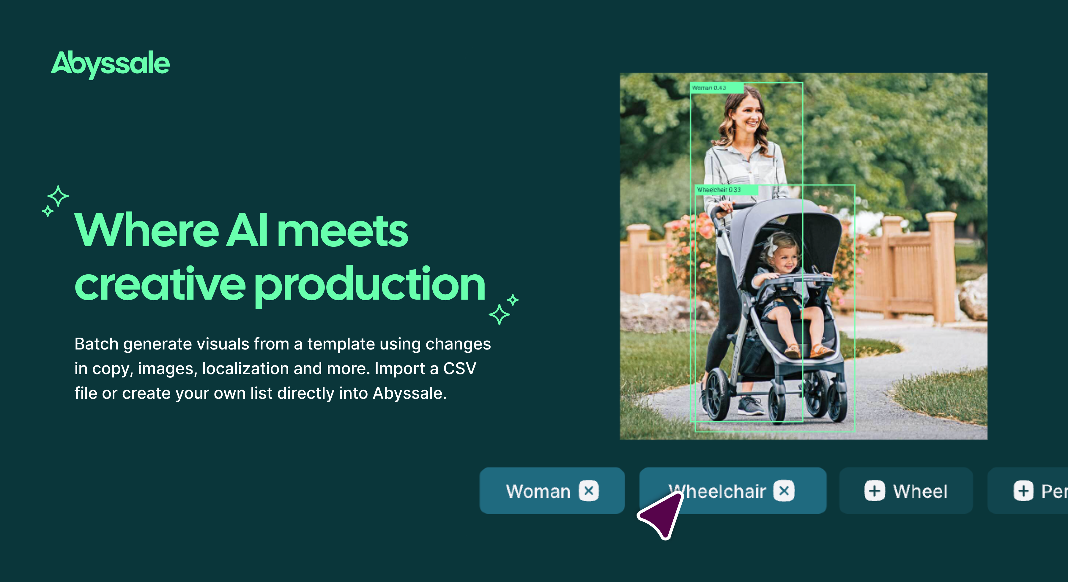 screenshot of Abyssale