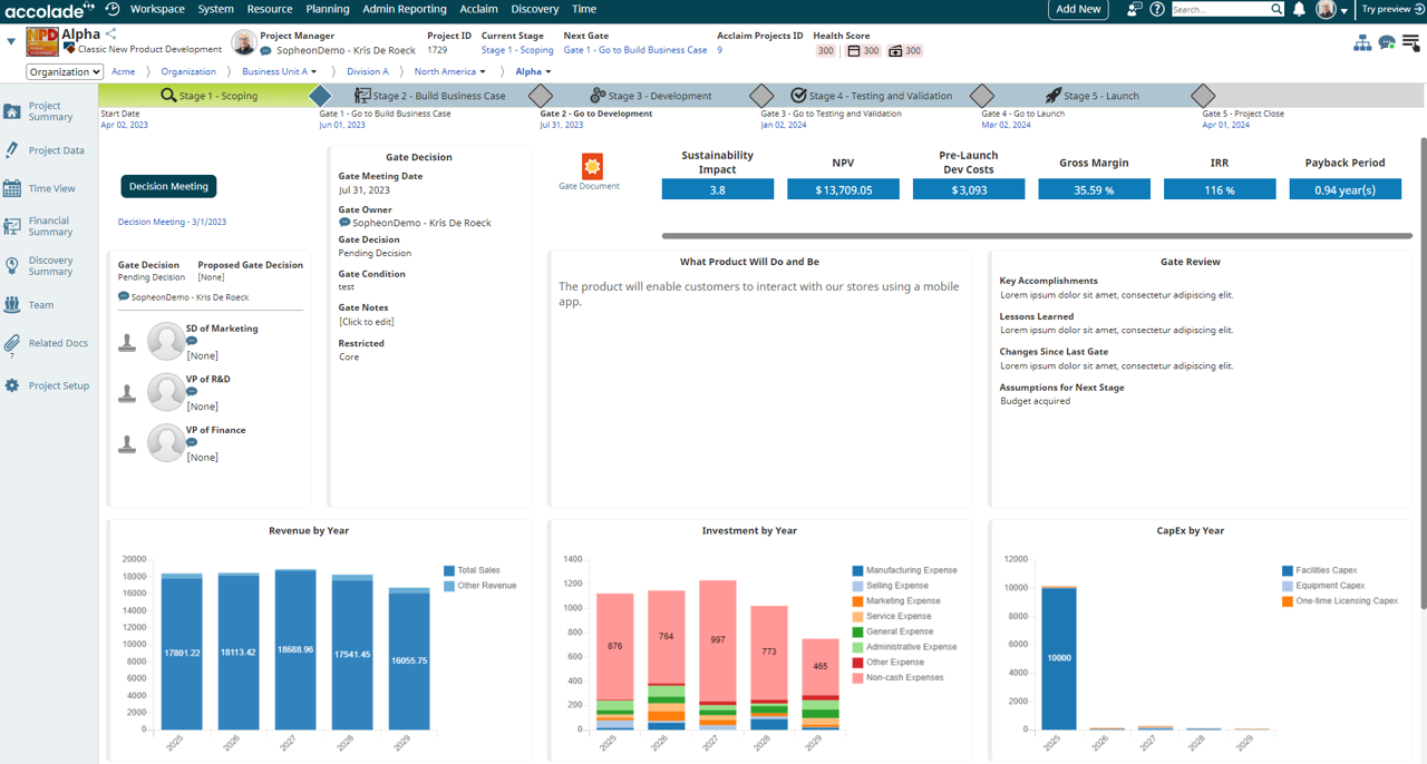 screenshot of Accolade