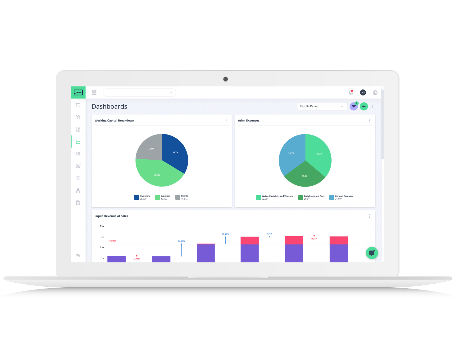 screenshot of Accountfy