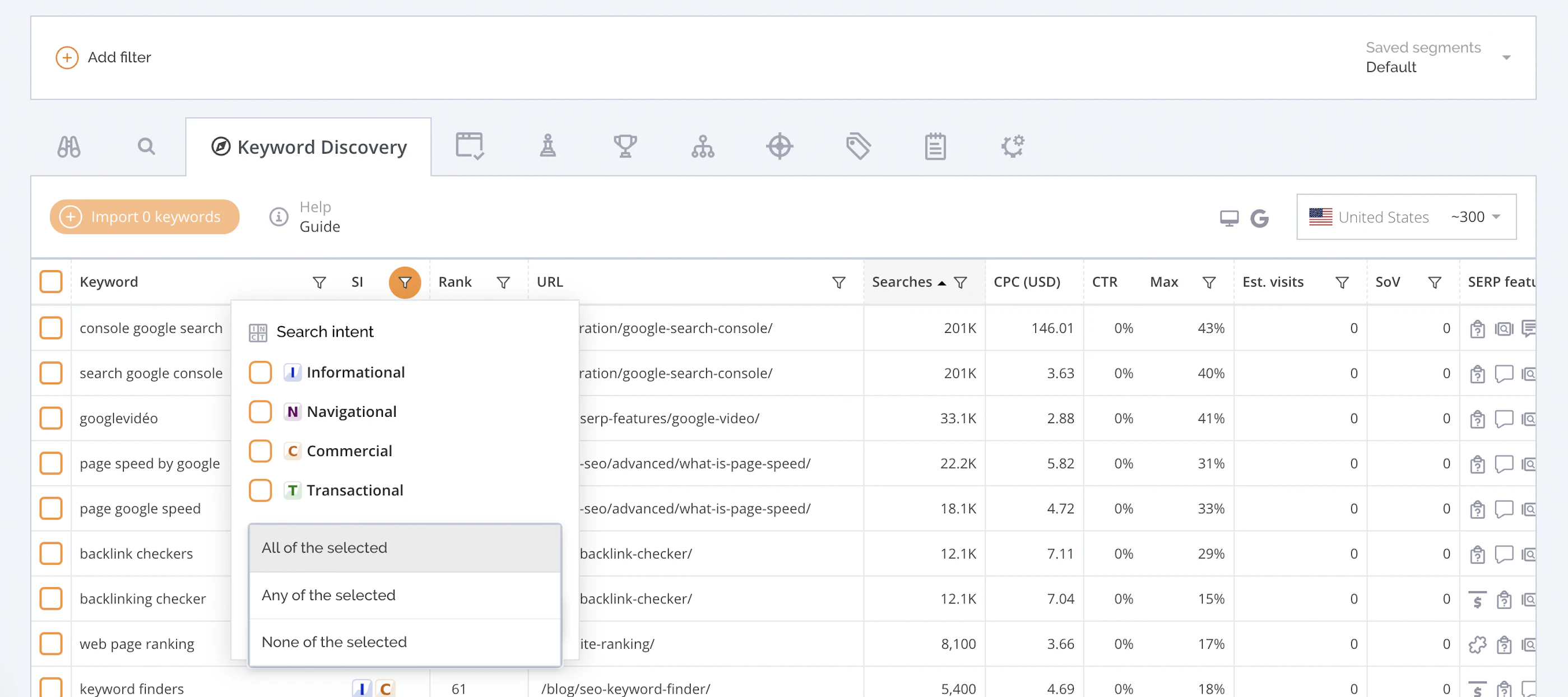 screenshot of AccuRanker