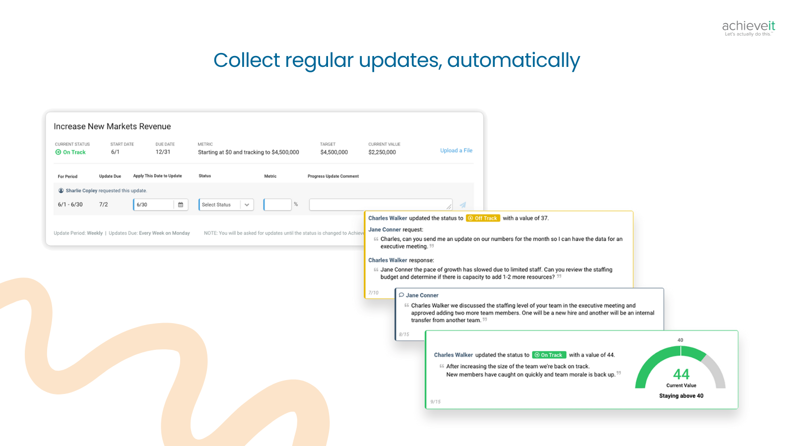 screenshot of AchieveIt