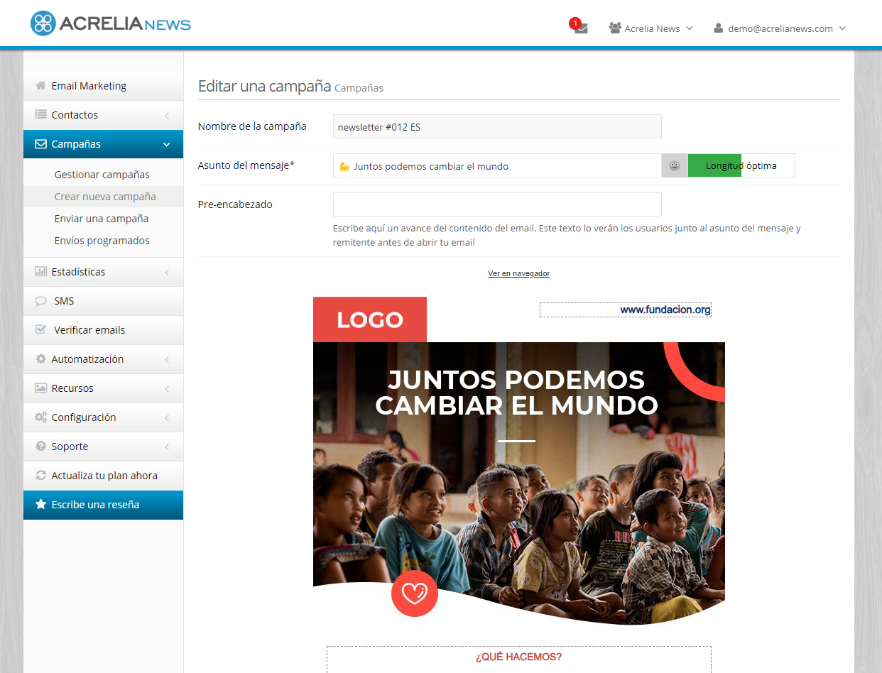 screenshot of Acrelia