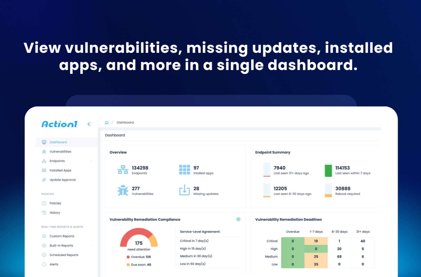 screenshot of Action1