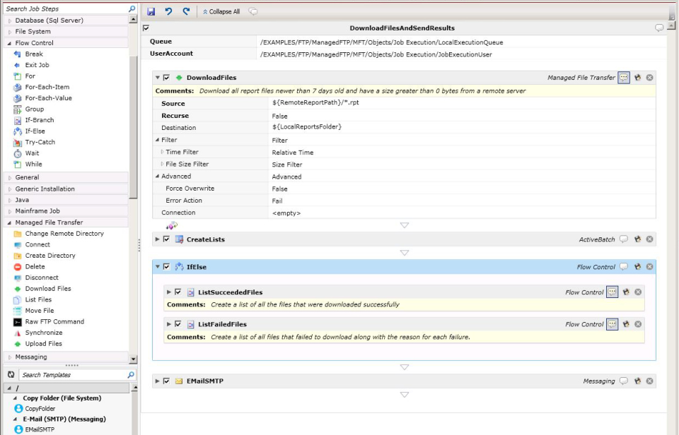 screenshot of ActiveBatch
