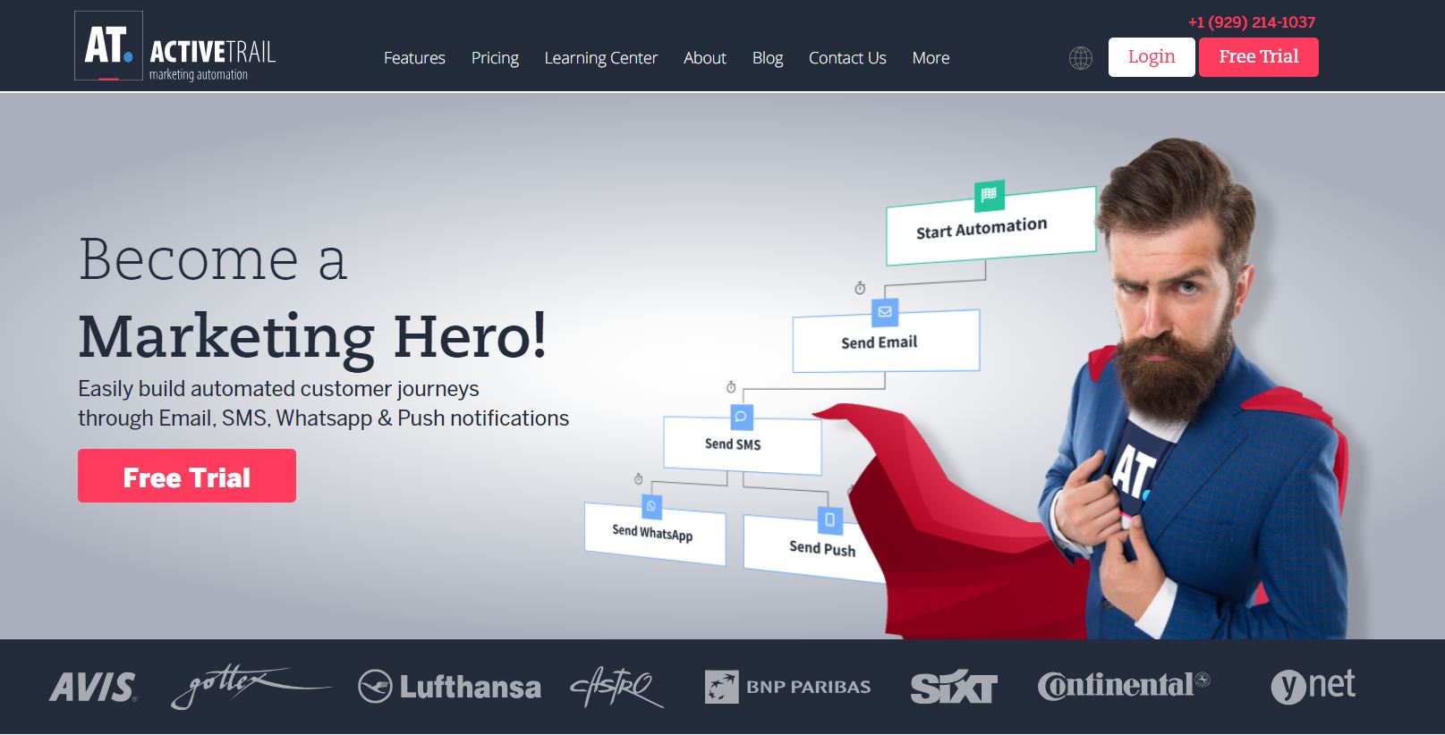 screenshot of ActiveTrail
