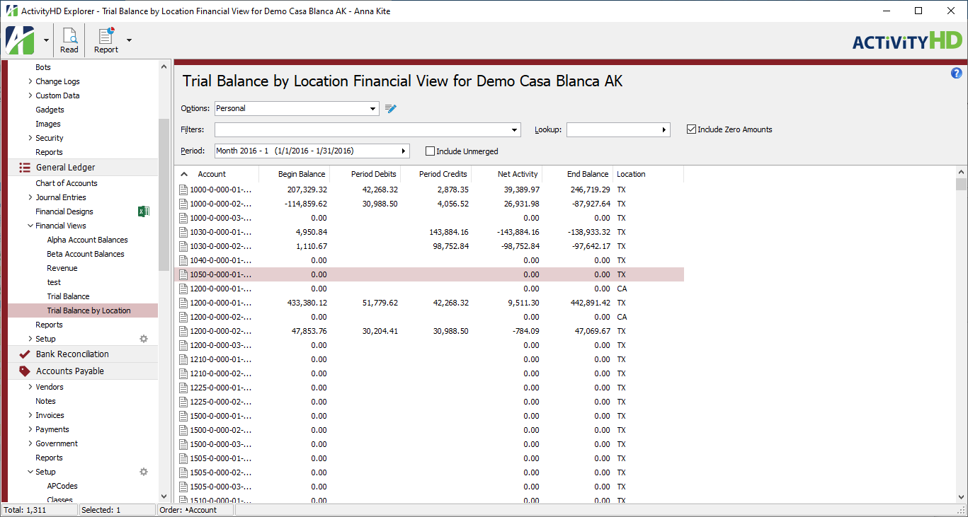 screenshot of ActivityHD