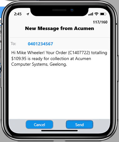 screenshot of Acumen