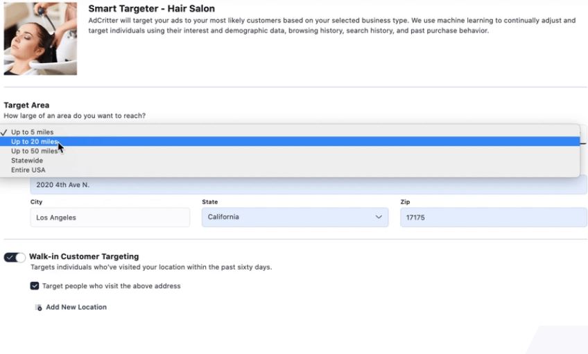 screenshot of AdCritter