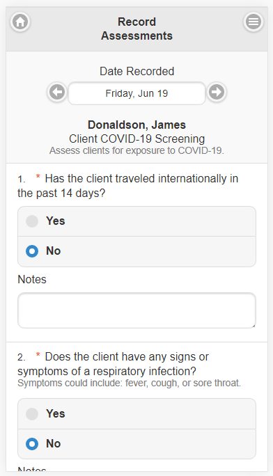 screenshot of AdaCare
