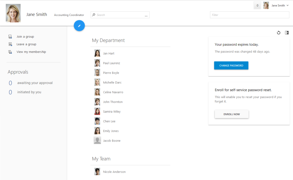 screenshot of Adaxes