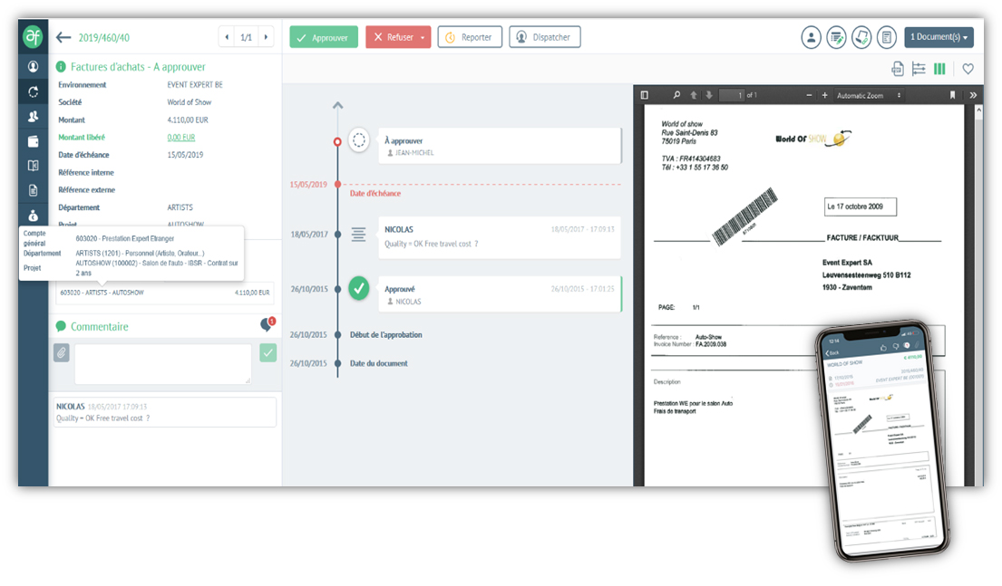 screenshot of Adfinity
