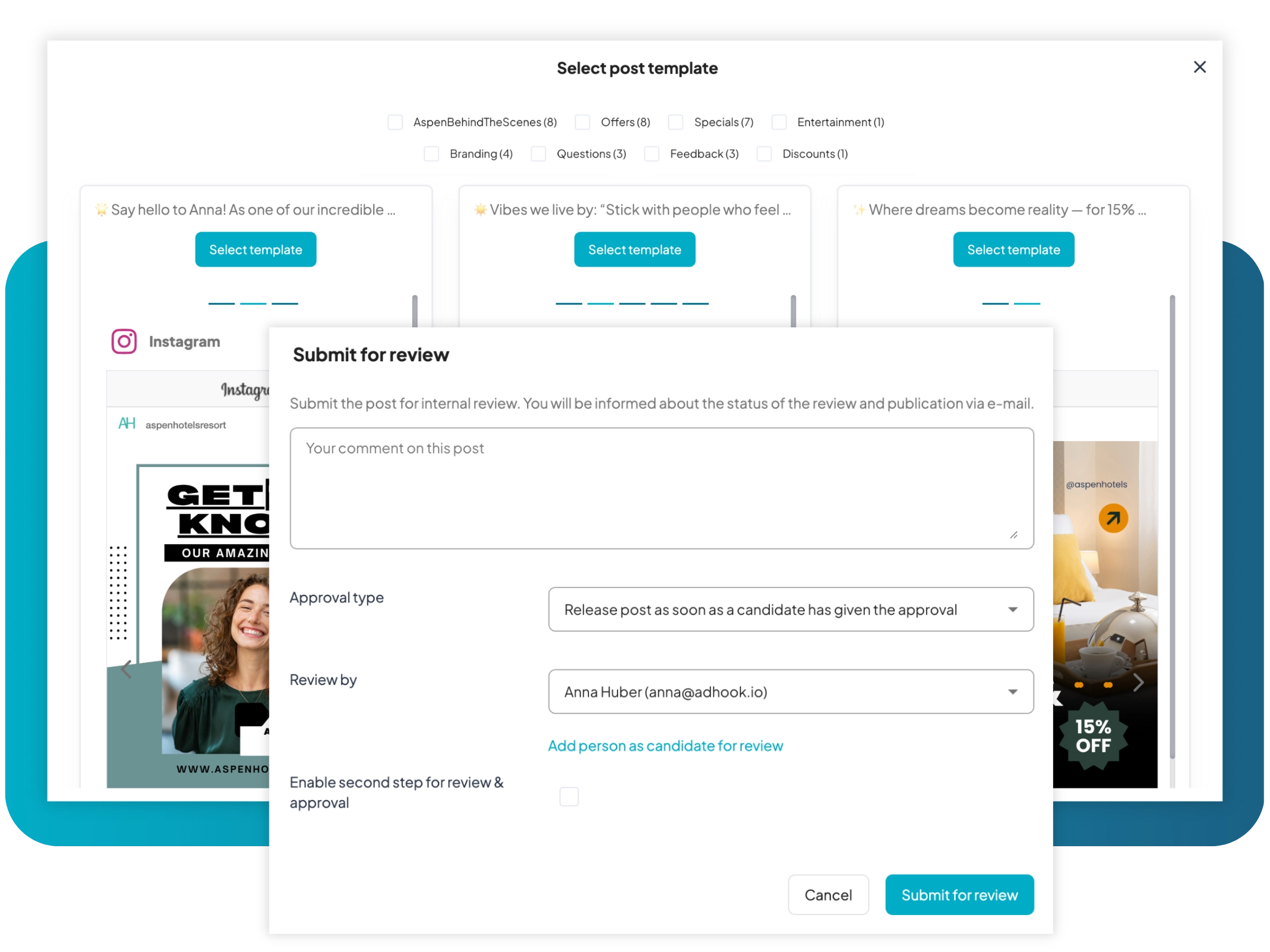 screenshot of Adhook