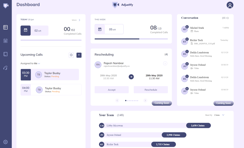 screenshot of Adjustify