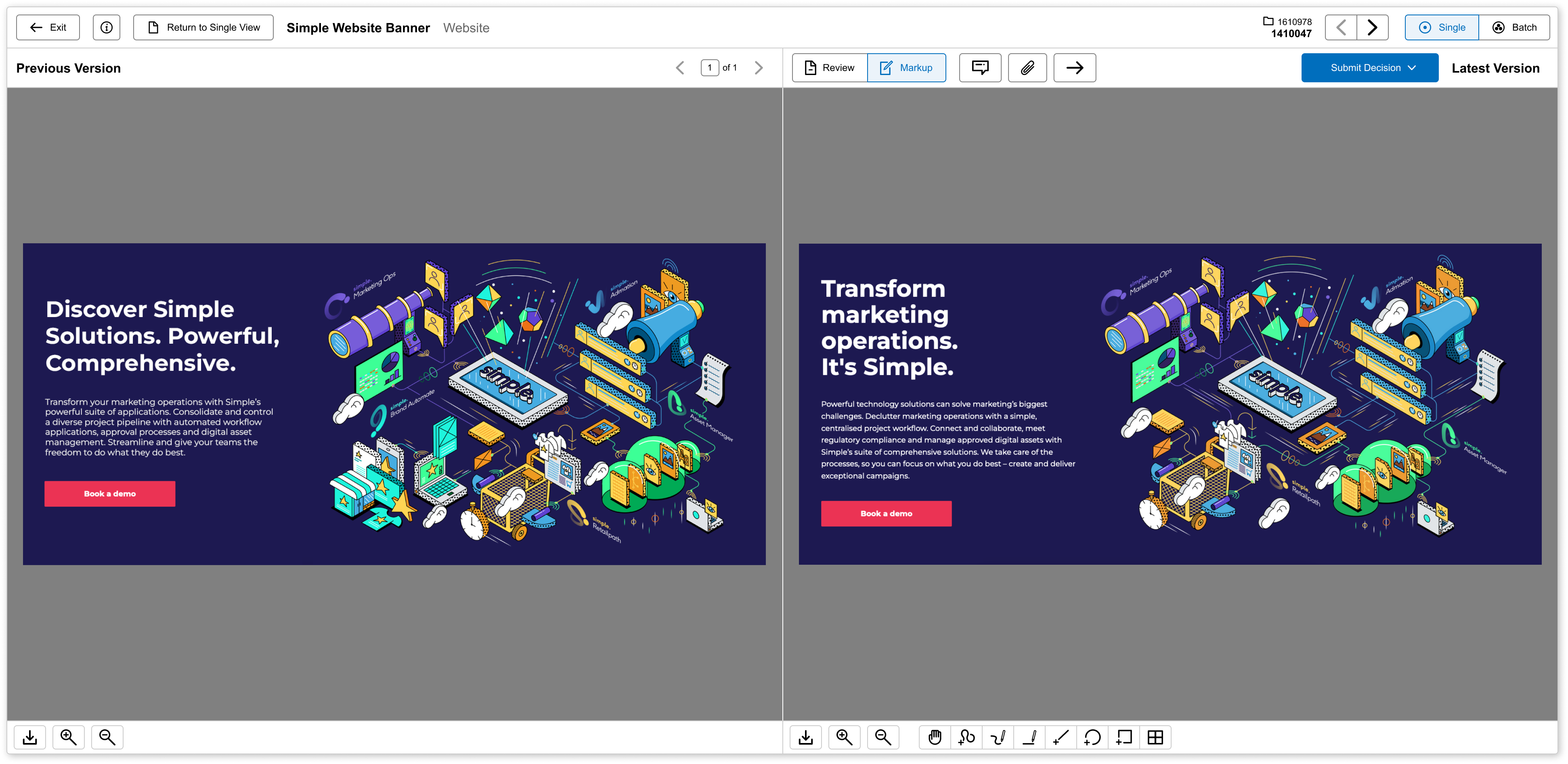 screenshot of Admation