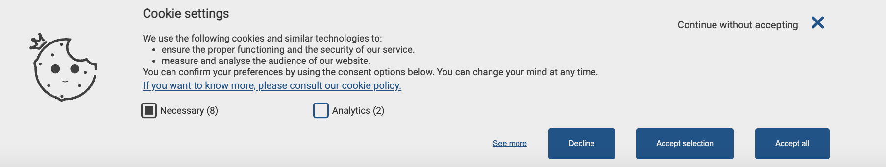 screenshot of Admeet