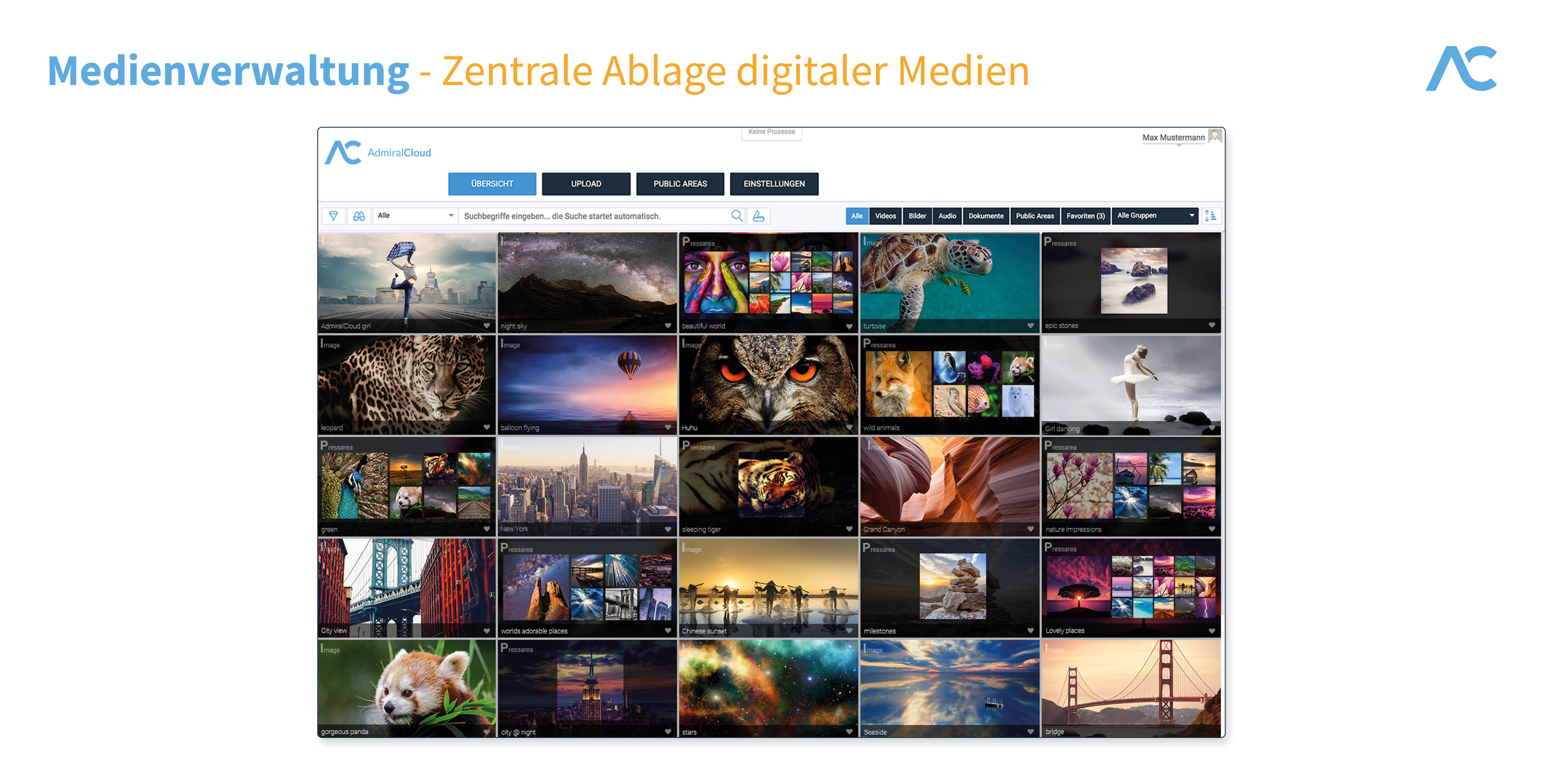 screenshot of AdmiralCloud