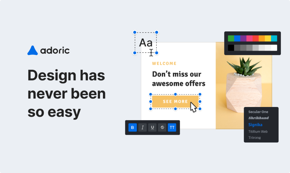 screenshot of Adoric