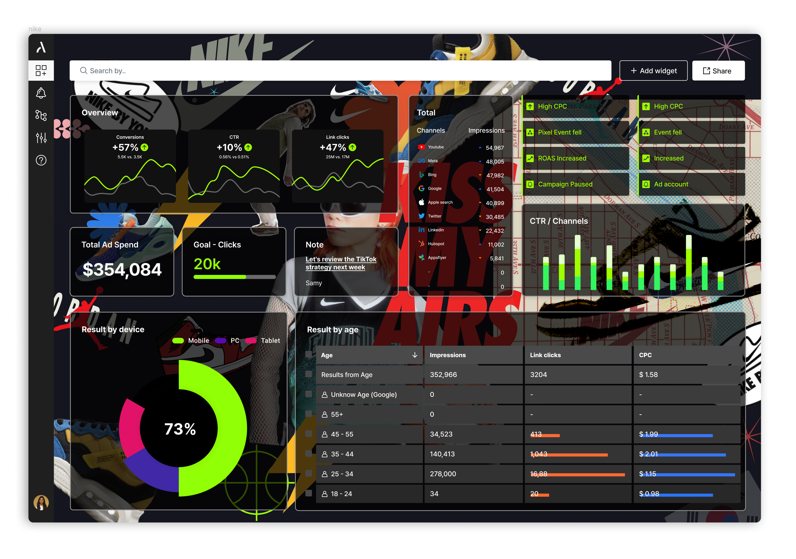 screenshot of Adriel