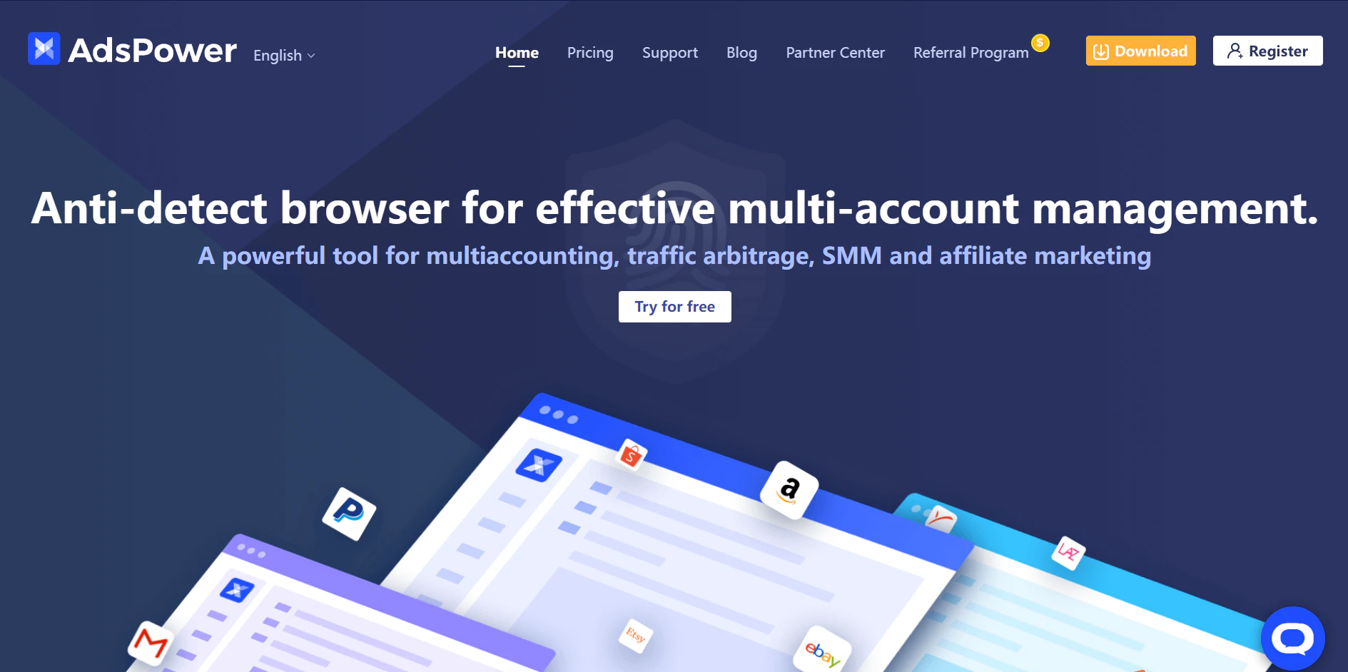screenshot of AdsPower