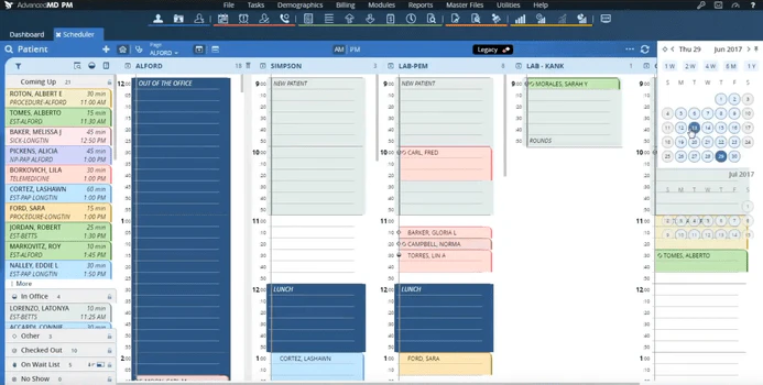 screenshot of AdvancedPM