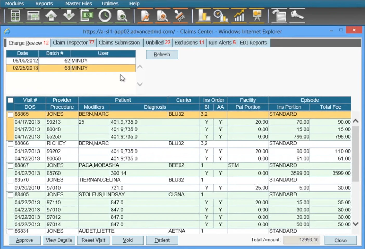 screenshot of AdvancedPM