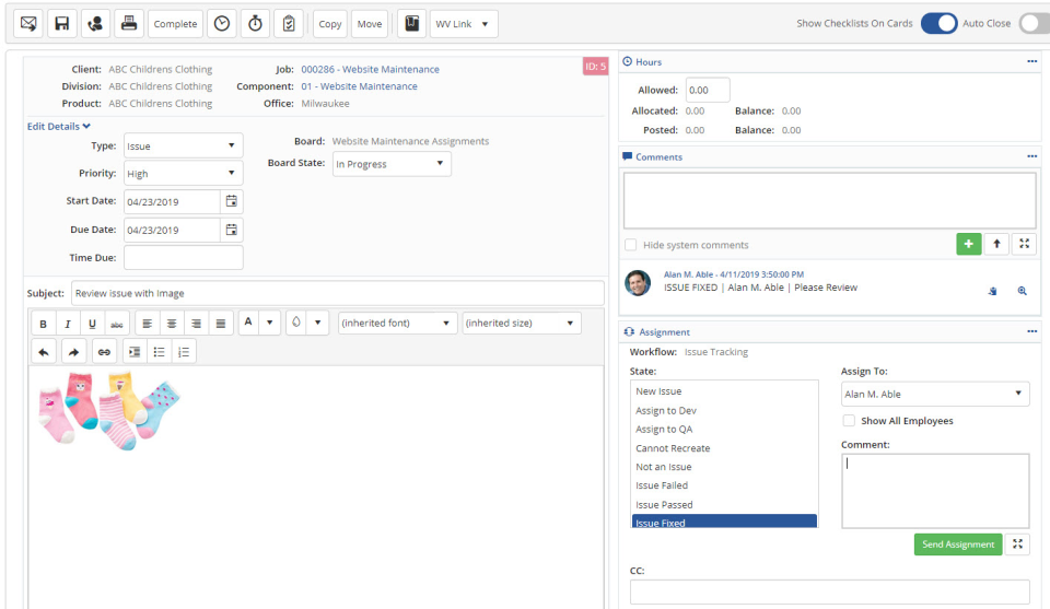 screenshot of Advantage