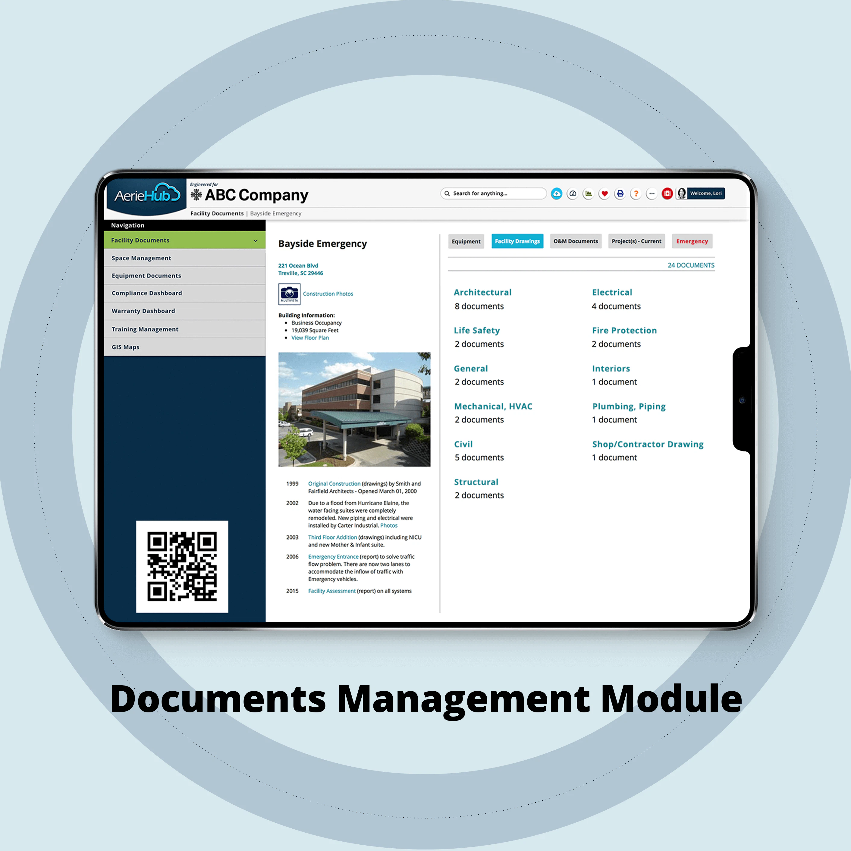 screenshot of AerieHub