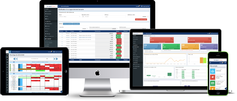 screenshot of Aerogest-Online