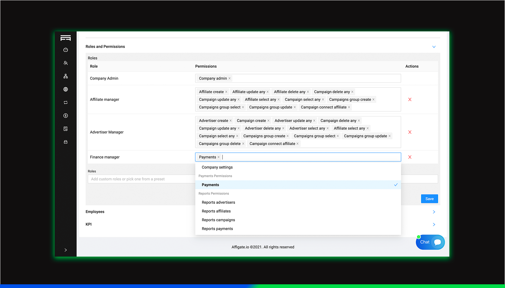 screenshot of Affigate