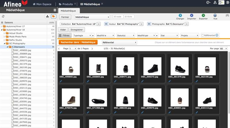 screenshot of Afineo