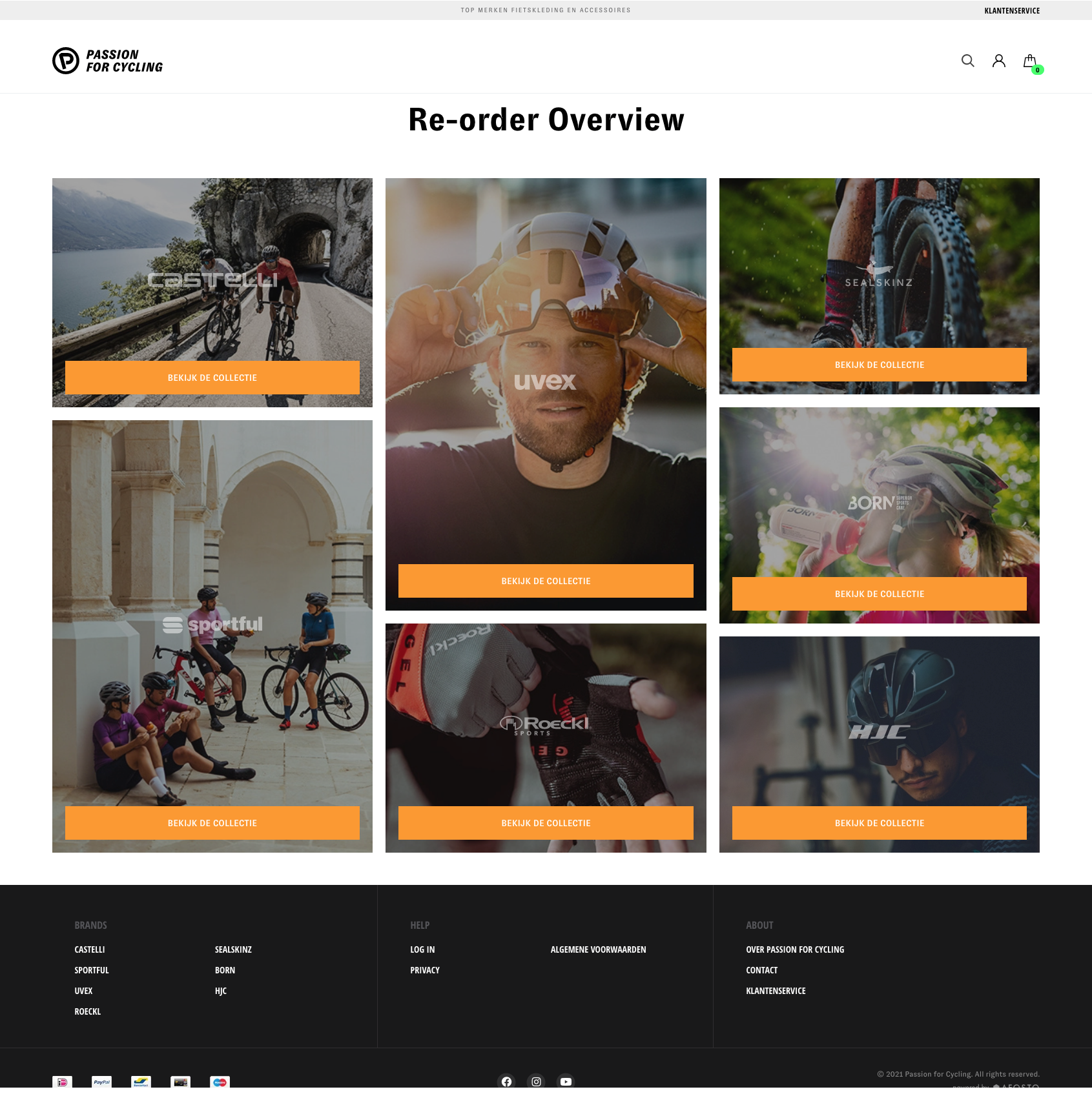 screenshot of Afosto